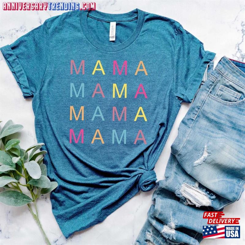 Mothers Day Shirt Mom Tshirts Mama Unisex Sweatshirt – Bipubunny Store