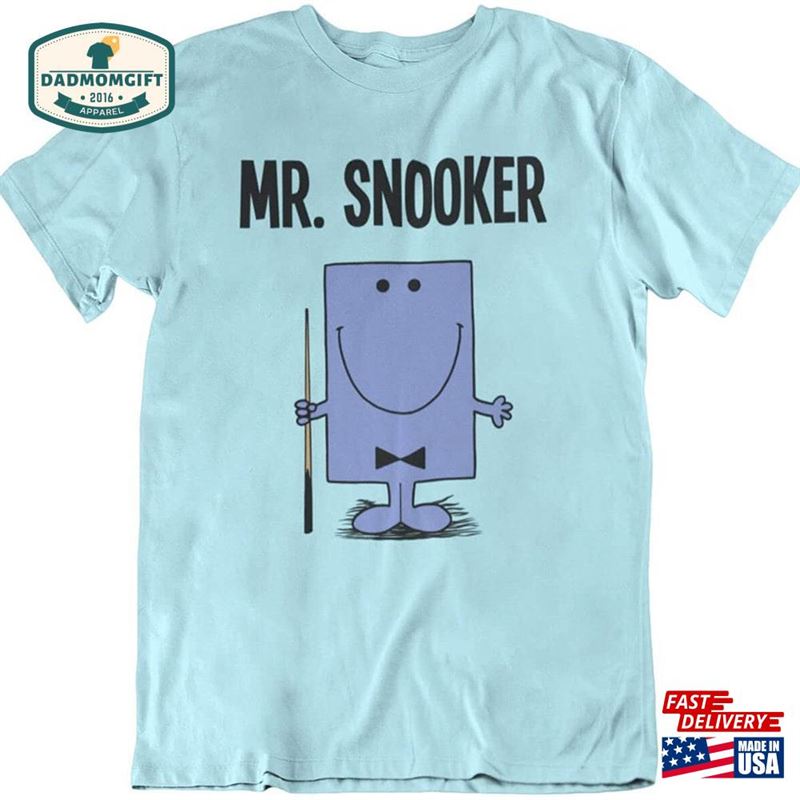 Mr Snooker Mens Organic Cotton T-Shirt Sustainable Gift For Him Unisex