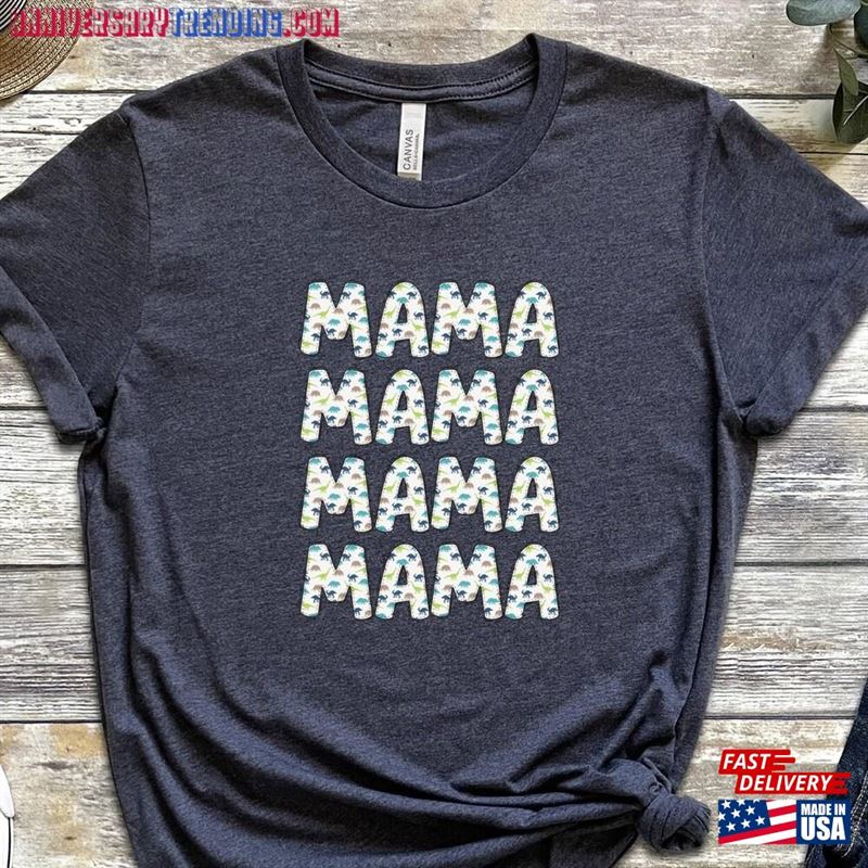 Multiple Mama Shirt Saurus Mamasaurus T-Shirts Classic T-Shirt – Bipubunny Store