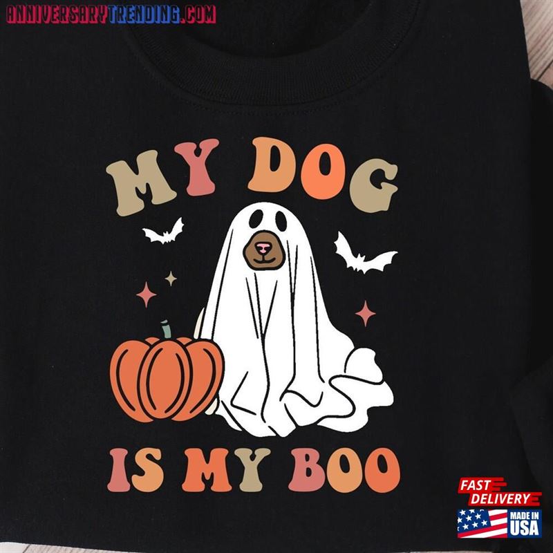 My Dog Is Boo Sweatshirt Halloween Shirt Funny Hoodie T-Shirt – Bipubunny Store