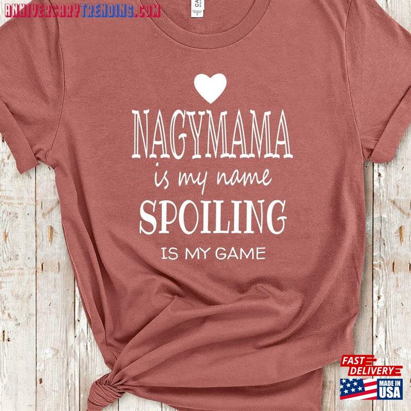 Nagymama Is My Name Grandma T-Shirt Hungarian Grandmother Gift Idea For Mother’s Day Birthday Sweatshirt -Bipubunny Store