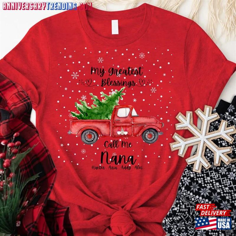 Nana Christmas Shirt Mimi Gift For Classic T-Shirt – Bipubunny Store