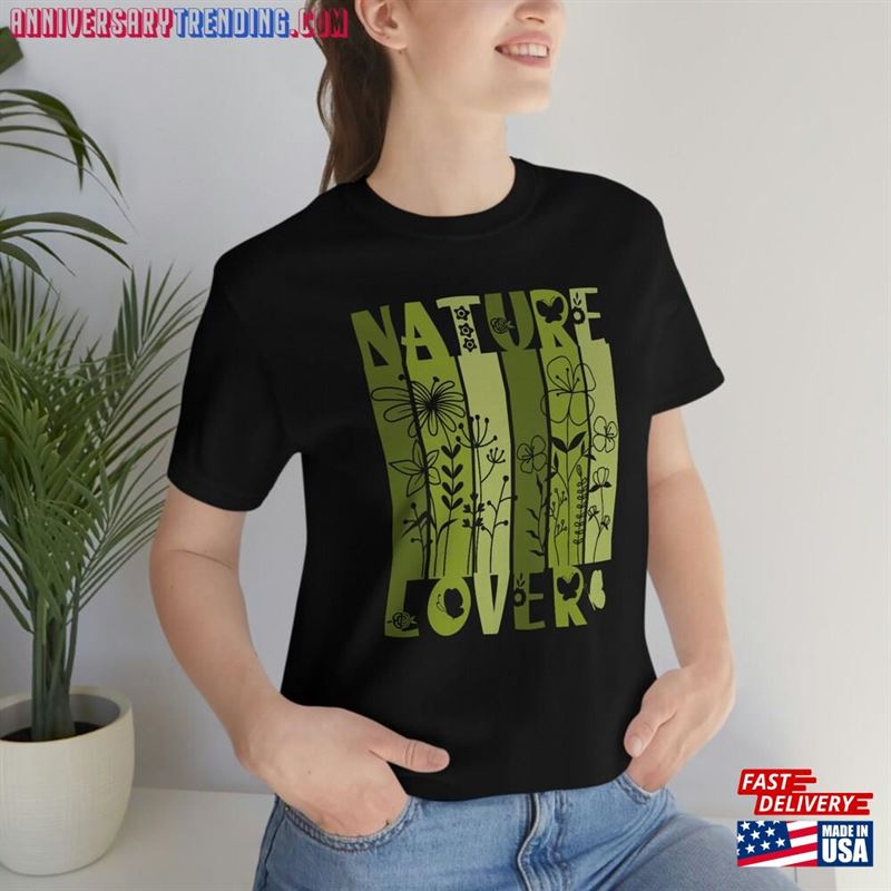 Nature Lover Striped Tee Butterfly T-Shirt Hoodie Classic – Bipubunny Store