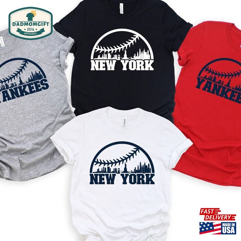 New York T-Shirt Baseball Shirt City Hoodie Sweatshirt