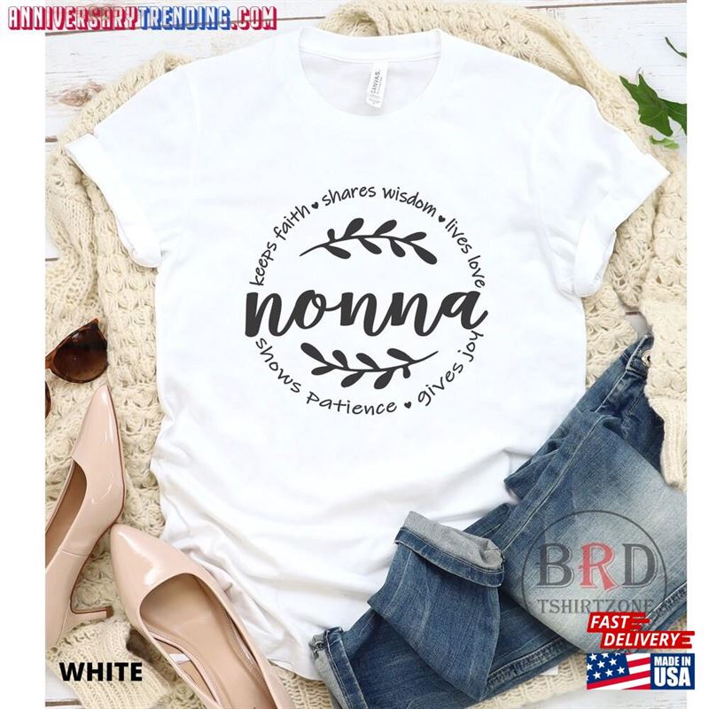 Nonna Shirt Grandma For Classic T-Shirt – Bipubunny Store