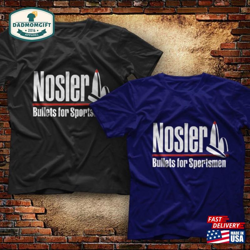 Nosler Ammunition Gun Firearm Police Military Army Us T-Shirt Size S 2Xl Summer Tees Present Father Day For Men Gift Top Clothing Hoodie