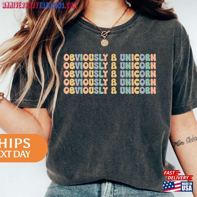 Obviously A Unicorn Shirt Sweatshirt T-Shirt – Bipubunny Store