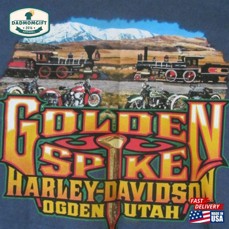 Ogden Utah Sz L Harley Davidson Shirt T-Shirt Classic