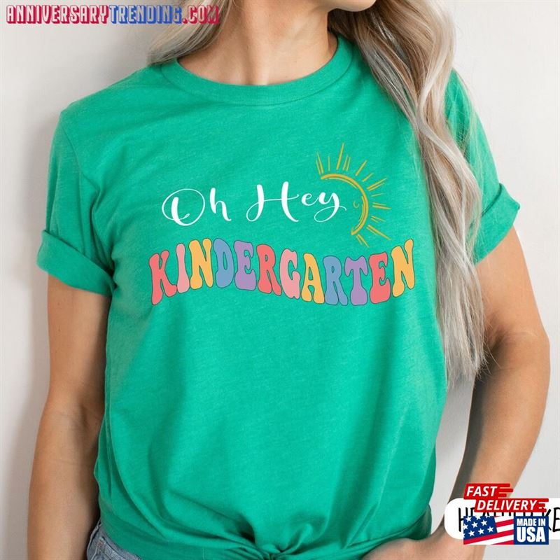 Oh Hey Kindergarten T-Shirt 2023 Teacher Shirt Unisex – Bipubunny Store