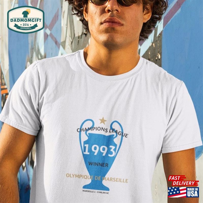 Om X Olympique De Marseille Champions League Winner 30 Years T-Shirt Sweatshirt Classic