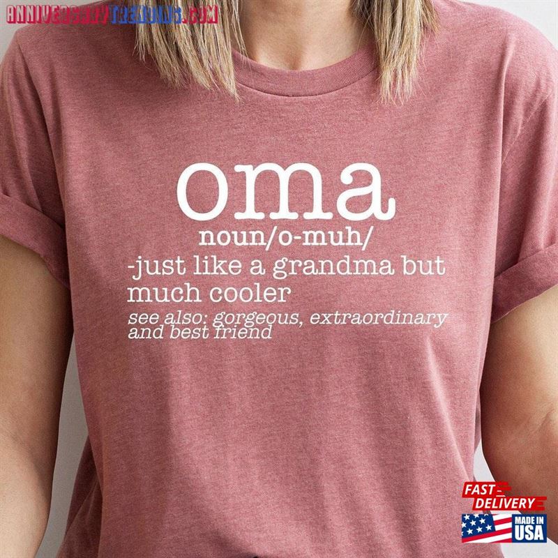 Oma Noun Shirt Unisex T-Shirt Hoodie – Bipubunny Store