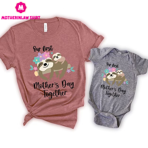 Our First Mother’s Day Shirt, Mothers Day Matching Shirt, Mother’s Day Mommy And Baby Outfit, Mother’s Day Gift