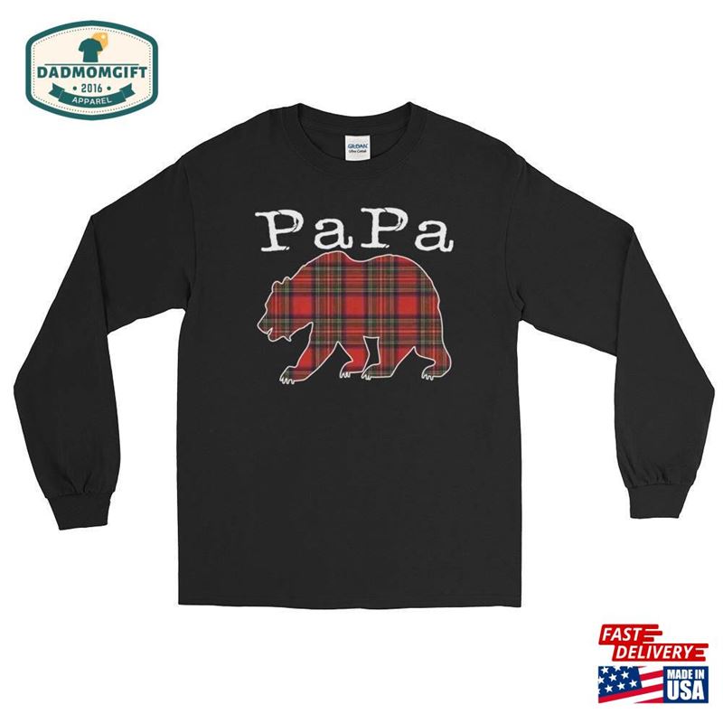 Papa Bear Best Dad Long Sleeve T-Shirt Classic