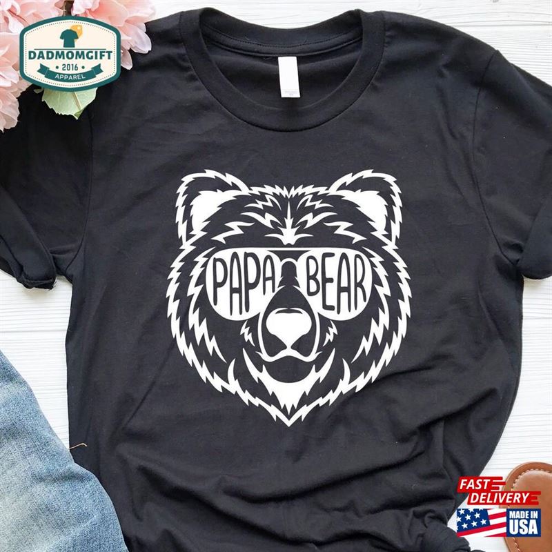 Papa Bear Sunglass T-Shirt Father’s Day Gift Sweatshirt