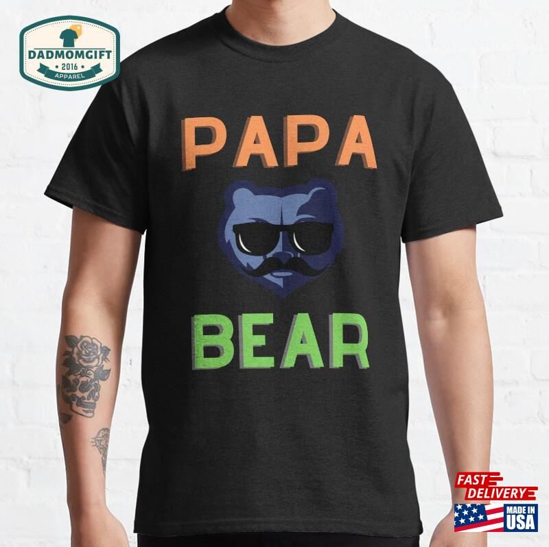 Papa Bear T-Shirt Sweatshirt Hoodie