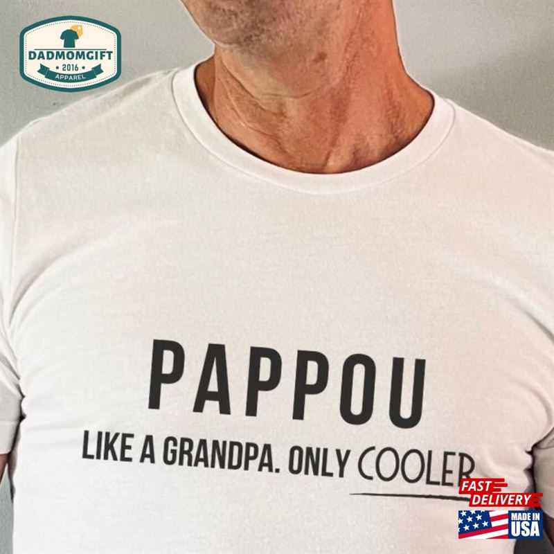 Pappou Shirt Gift Father Hoodie Classic