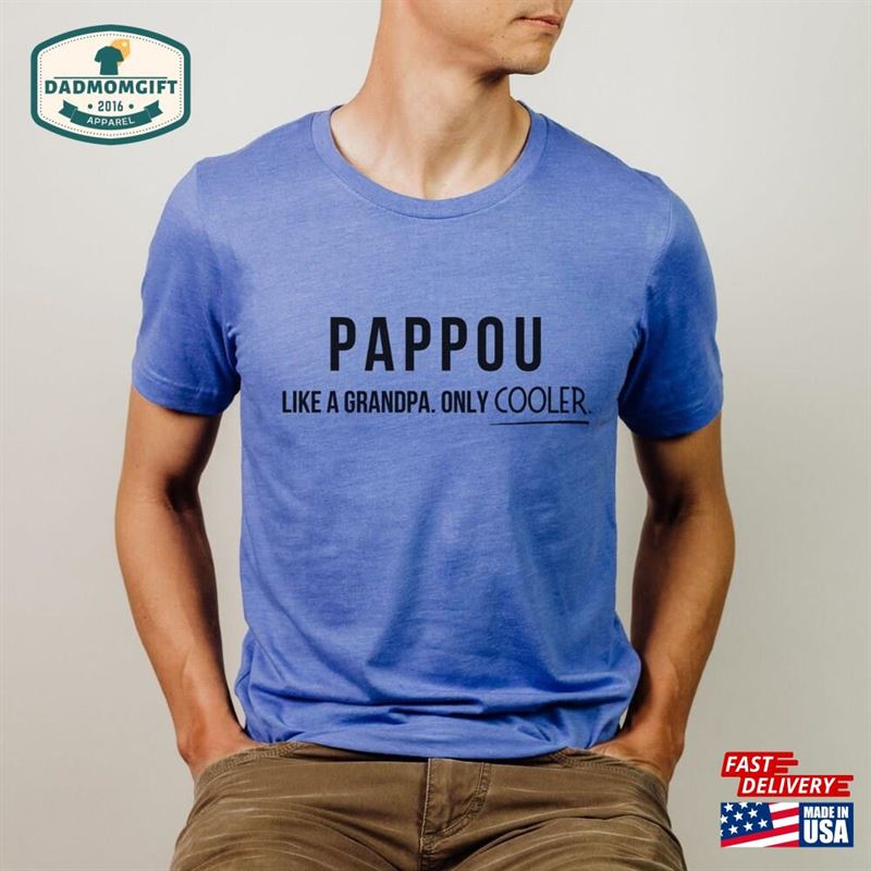 Pappou Shirt Gift Father Hoodie Classic