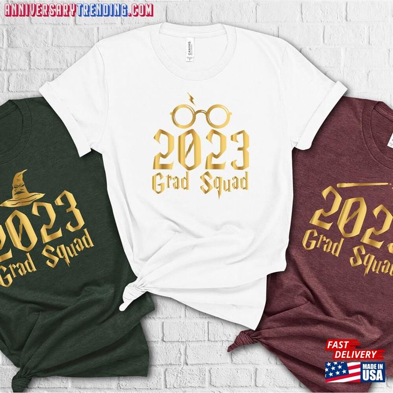 Personalized Grad Squad T-Shirt Graduation Shirt Matching Family Shirts Unisex Sweatshirt – Bipubunny Store