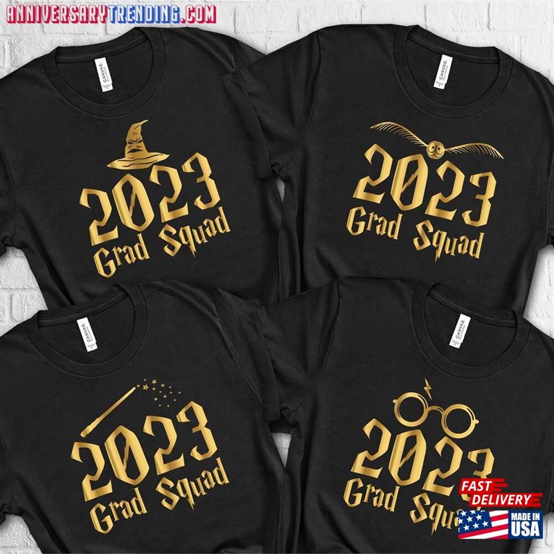 Personalized Grad Squad T-Shirt Graduation Shirt Matching Family Shirts Unisex Sweatshirt – Bipubunny Store