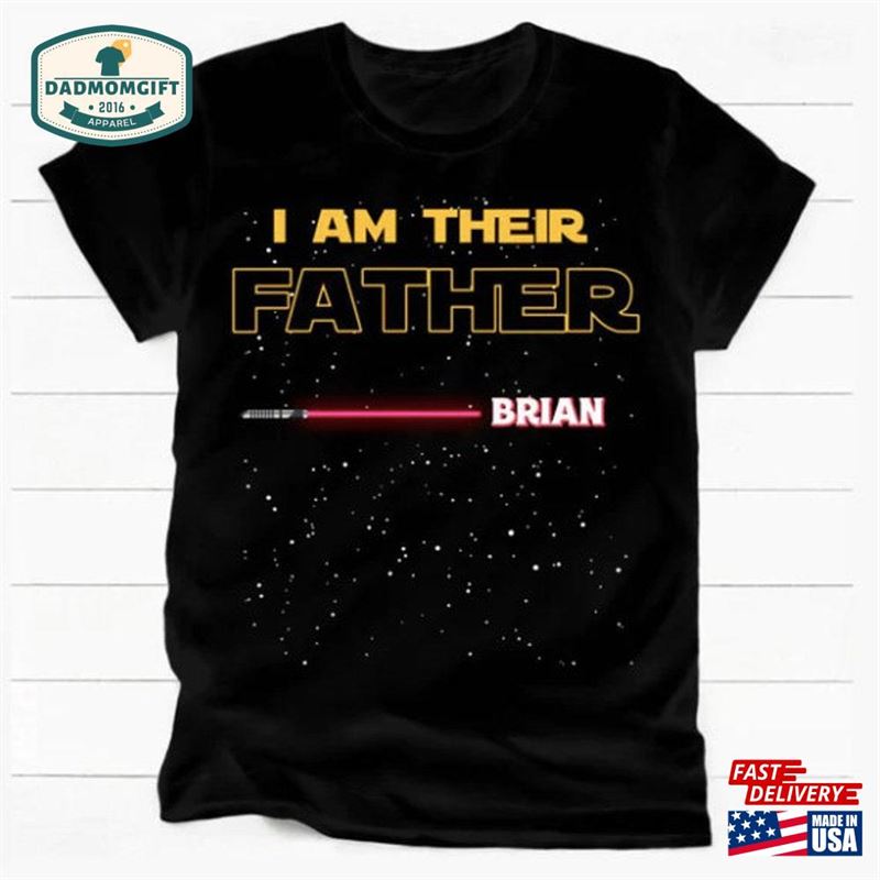 Personalized I’m Their Father T-Shirt Custom Kids Name Shirt For Dad Sweatshirt Unisex