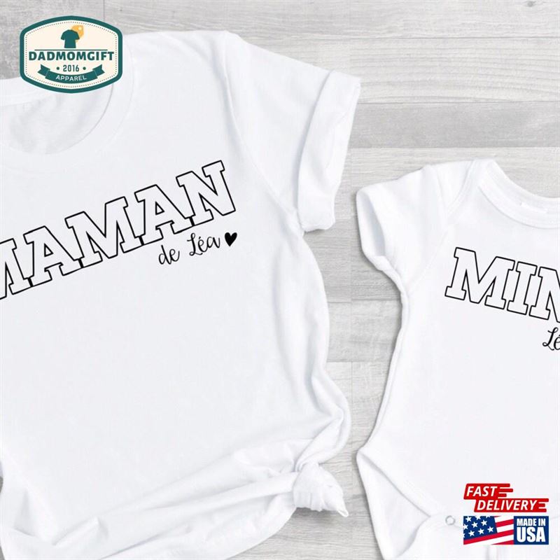 Personalized Mini Mom T Shirt And Kid T-Shirt Hoodie