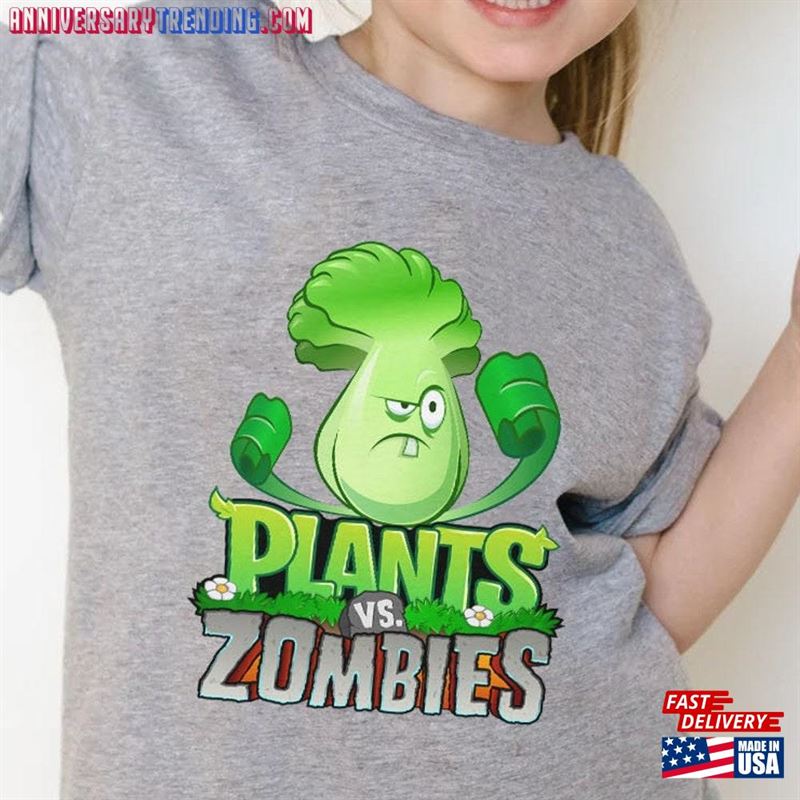 Personalized Plant Vs Zombies Shirts Halloween Custom Gift Cute Party T-Shirt Sweatshirt – Bipubunny Store