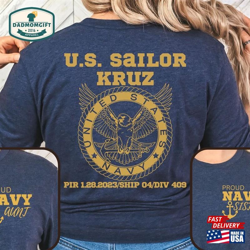 Personalized Proud Navy Graduation Tee With Customizable Options Make Your Sailor Feel Special On The Day Of His Unisex Hoodie