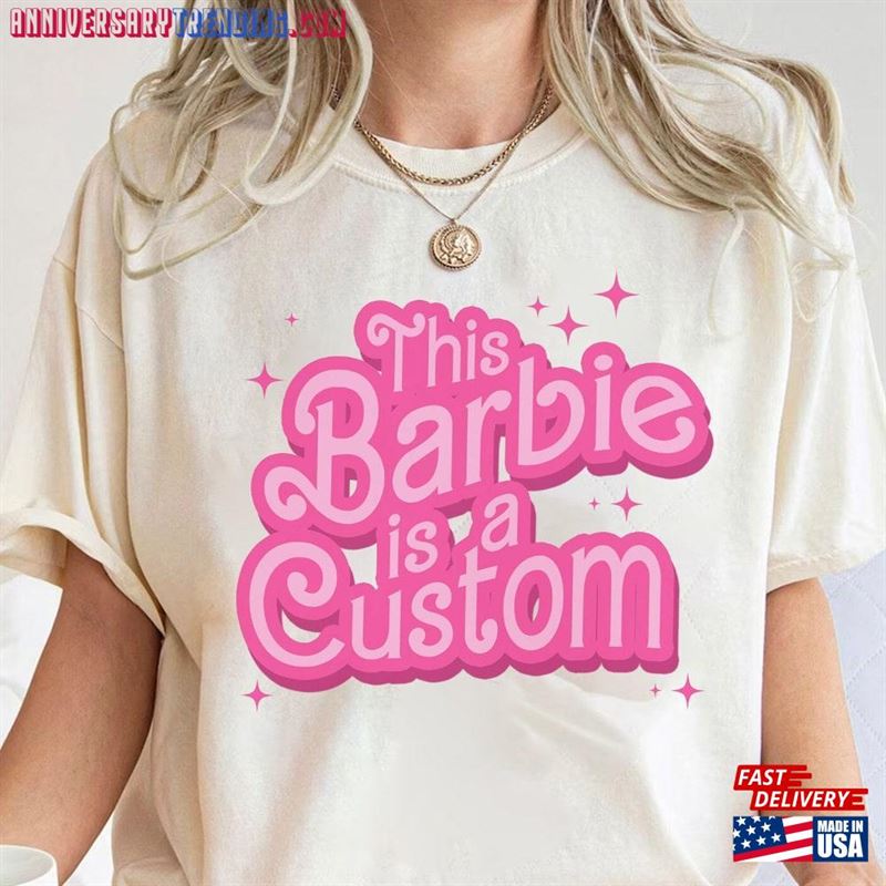 Personalized This Barbie Is A Teacher T-Shirt Nurse Mom Mama Shirt Hoodie -Bipubunny Store