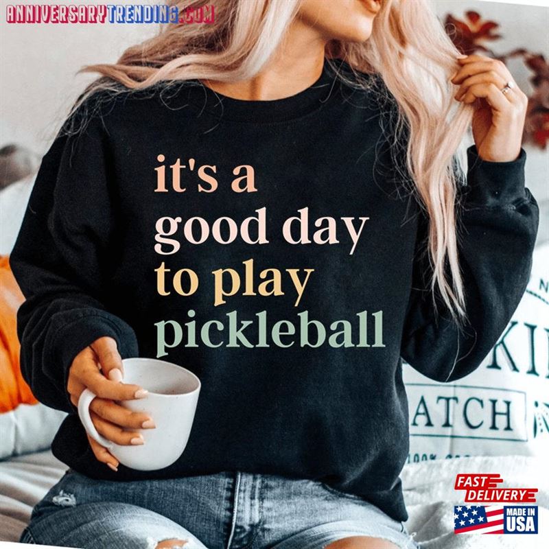 Pickleball Sweatshirt Gift For Women Classic T-Shirt – Bipubunny Store