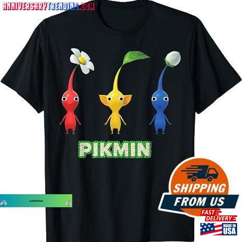 Pikmin Shirt Cute T-Shirt Friends Tee Classic Sweatshirt -Bipubunny Store