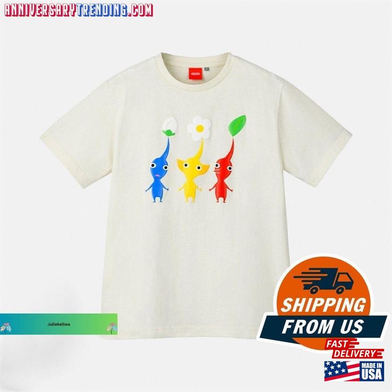 Pikmin Shirt T-Shirt Video Game Hoodie Classic -Bipubunny Store