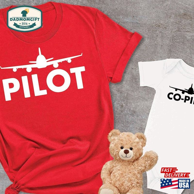 Pilot Co Shirt Father And Son Matching Shirts Unisex Classic