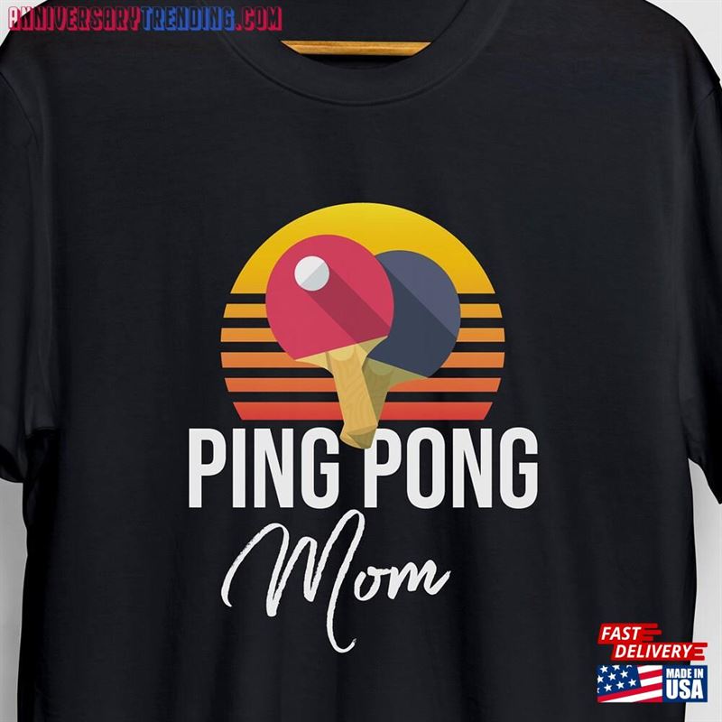 Ping Pong Mom Shirt Master Table Tennis Classic Hoodie – Bipubunny Store