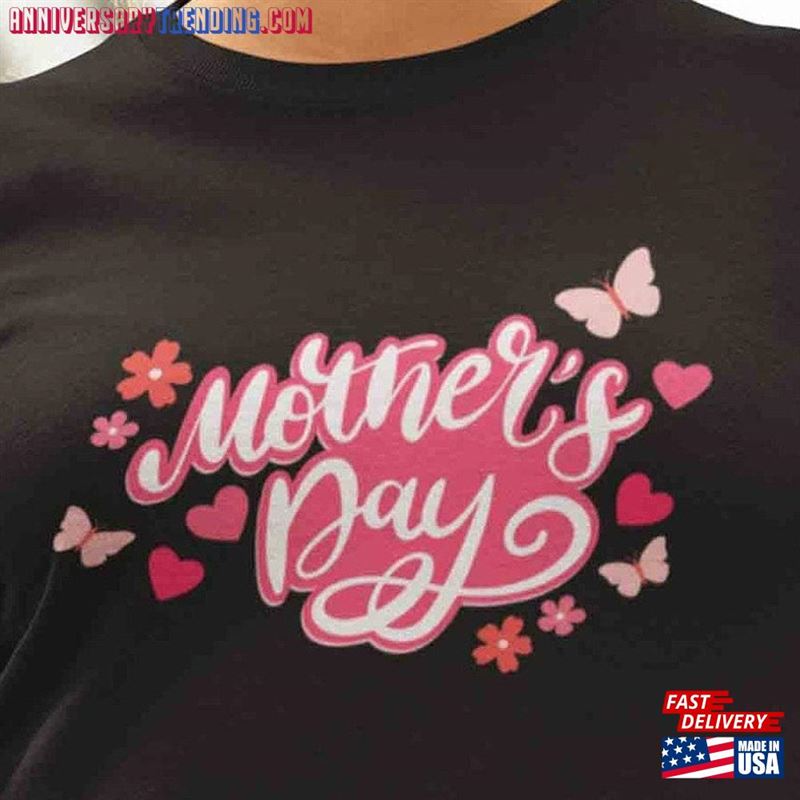 Pink Mother’s Day 100% Cotton Tee T-Shirt Family Gift For Mom Sweatshirt Unisex – Bipubunny Store