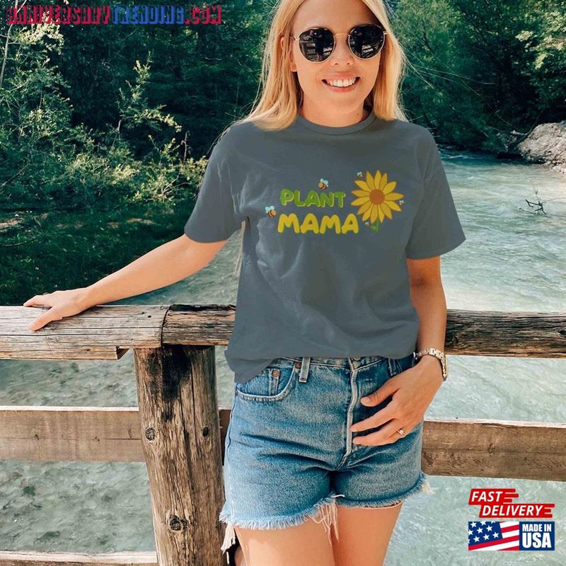 Plant Mama 100% Cotton Tee T-Shirt Family Gift For Mom Unisex Classic – Bipubunny Store