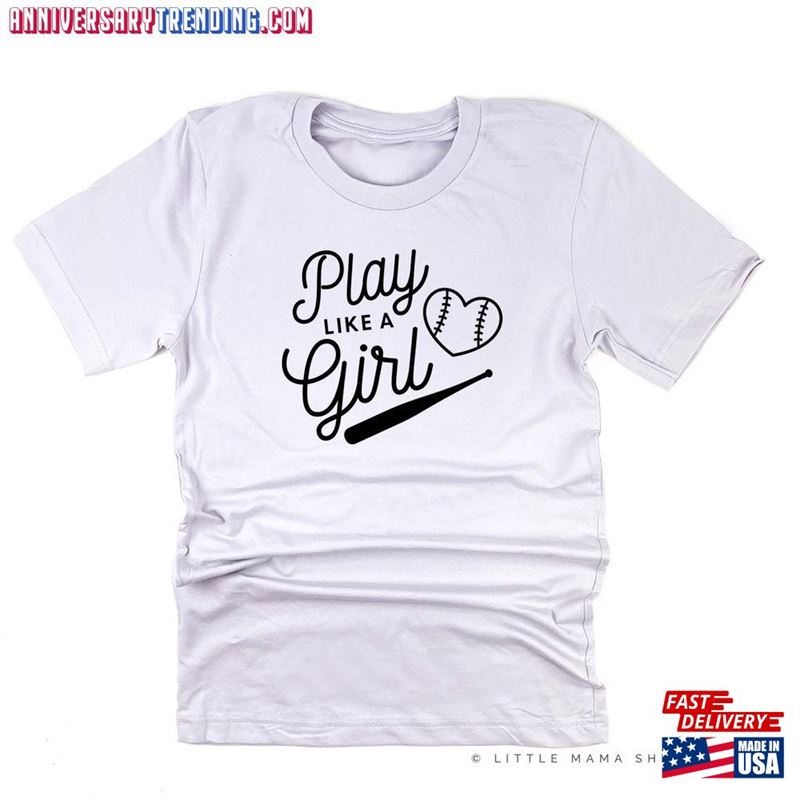 Play Like A Girl Full Size Design Unisex T-Shirt – Bipubunny Store