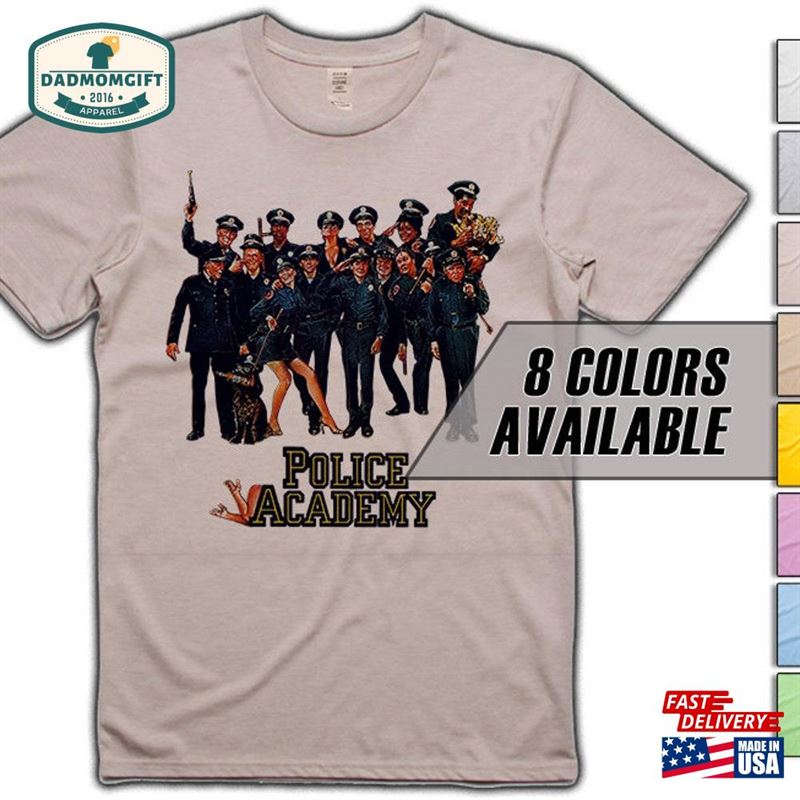 Police Academy V2 Movie T-Shirt 8 Colors Sizes S 5Xl Vintage Look Soft Cotton Unisex Police Academy V2 Movie T-Shirt 8 Colors Sizes S 5Xl Vintage Look Soft Cotton Unisex