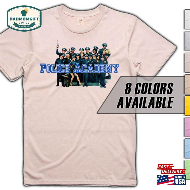 Police Academy V3 Movie T-Shirt 8 Colors Sizes S 5Xl Vintage Look Soft Cotton Hoodie Unisex
