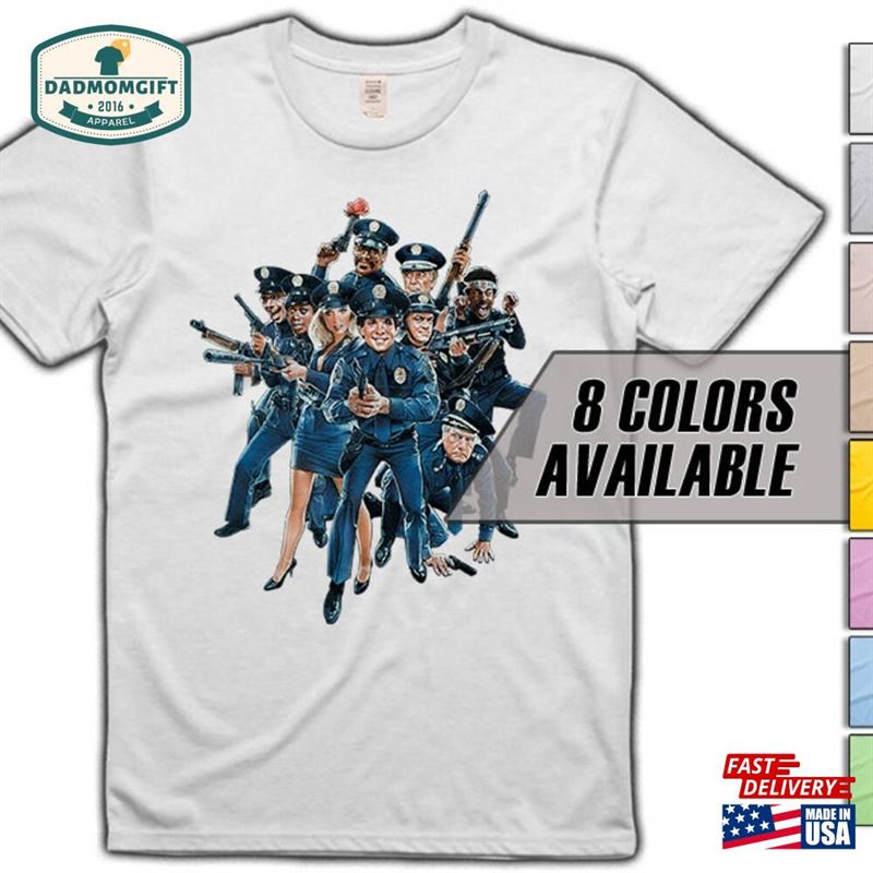 Police Academy V4 Movie T-Shirt 8 Colors Sizes S 5Xl Vintage Look Soft Cotton Hoodie Unisex