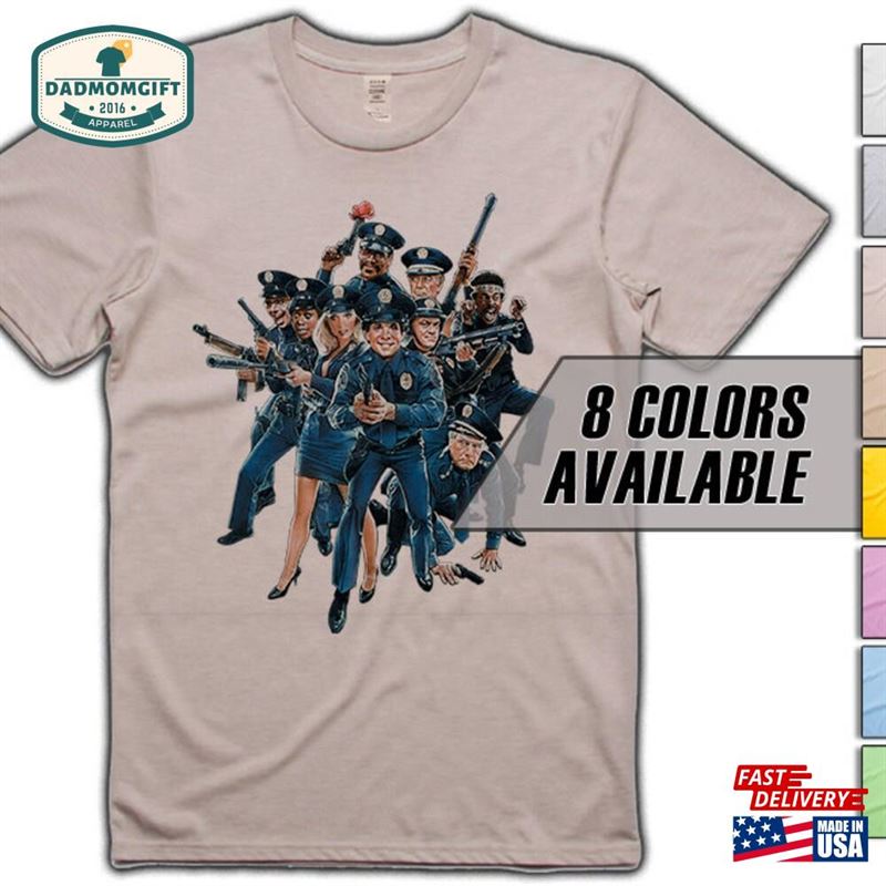 Police Academy V4 Movie T-Shirt 8 Colors Sizes S 5Xl Vintage Look Soft Cotton Hoodie Unisex