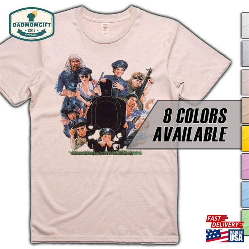 Police Academy V5 Movie T-Shirt 8 Colors Sizes S 5Xl Vintage Look Soft Cotton Classic Unisex