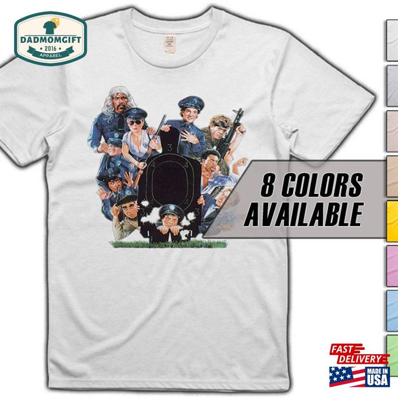 Police Academy V5 Movie T-Shirt 8 Colors Sizes S 5Xl Vintage Look Soft Cotton Classic Unisex
