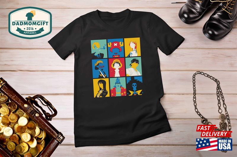 Pop Art Piece T-Shirt Mens Ladies Shirt Anime Manga Shirts Unisex