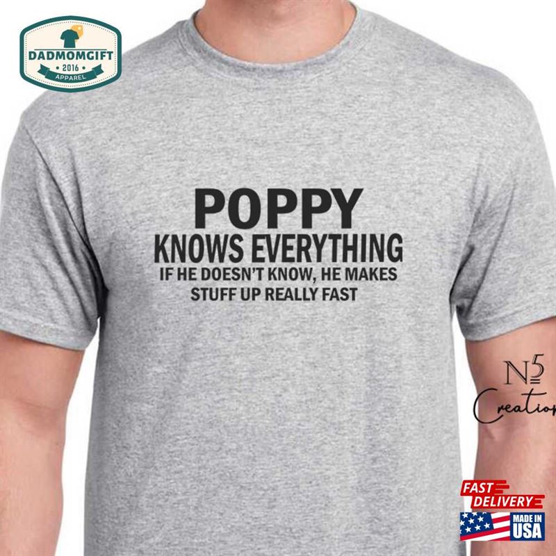 Poppy Knows Everything Shirt Classic Sweatshirt