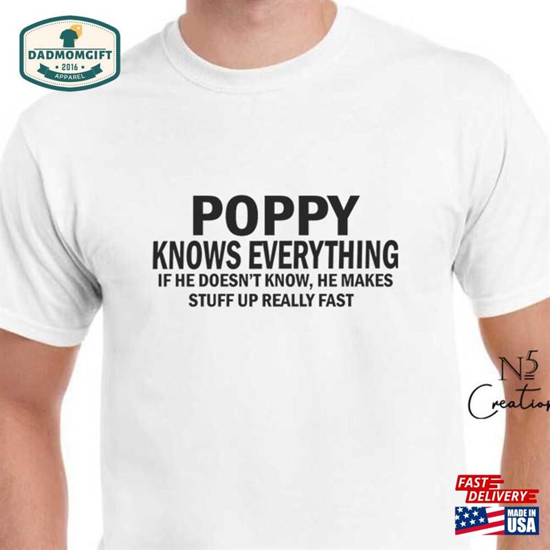 Poppy Knows Everything Shirt Classic Sweatshirt