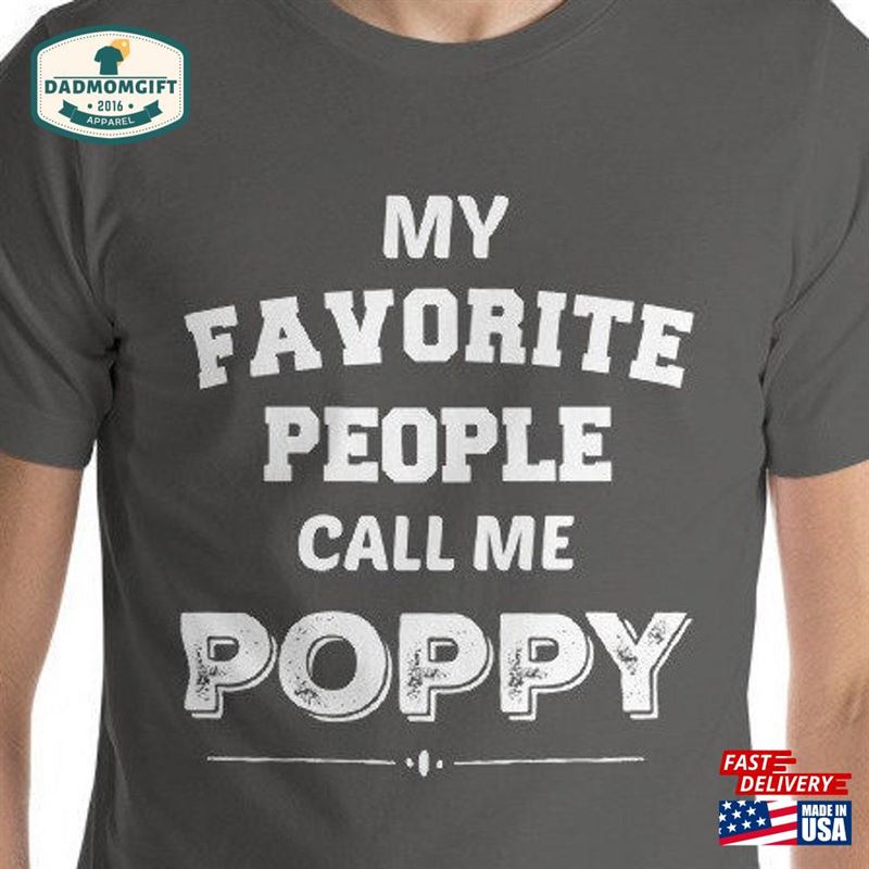 Poppy Shirt Grandpa Pop Unisex Hoodie