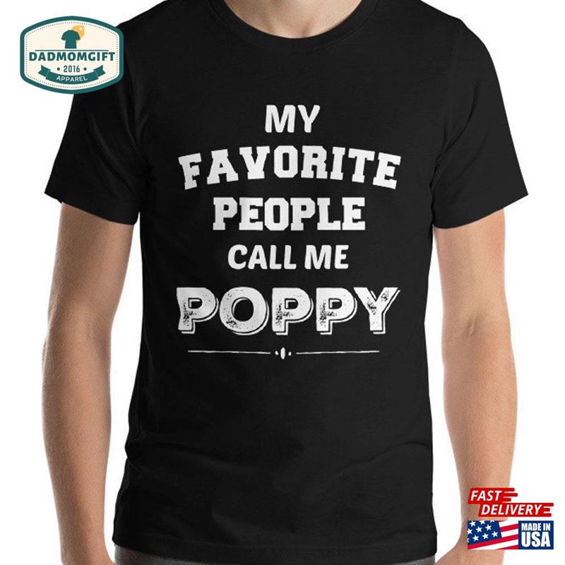 Poppy Shirt Grandpa Pop Unisex Hoodie