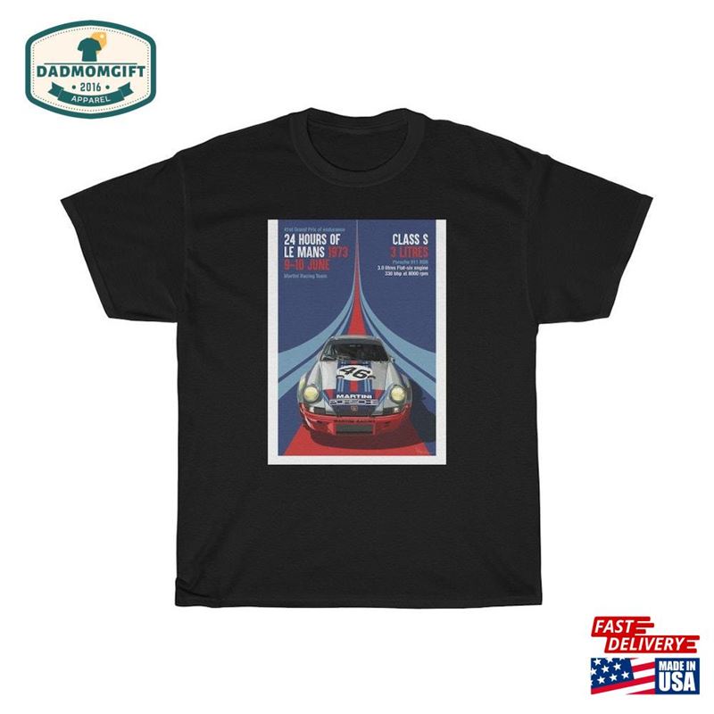 Porsche Martini Racing T Shirt Tee Car T-Shirt Guy Gift Unisex Sweatshirt