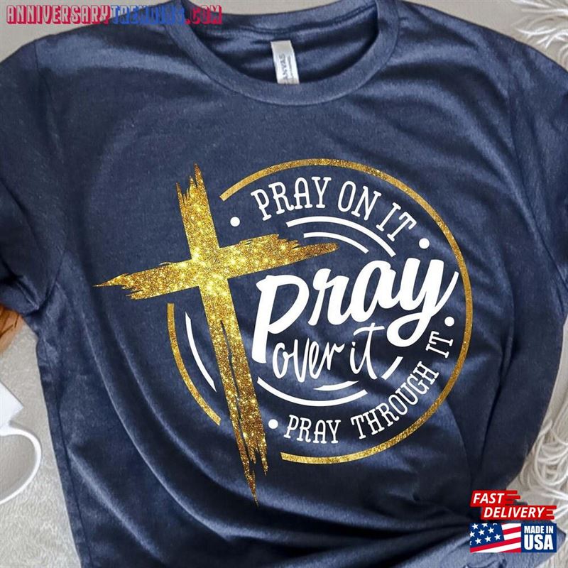 Pray On It Shirt Over Through Hoodie Classic – Bipubunny Store