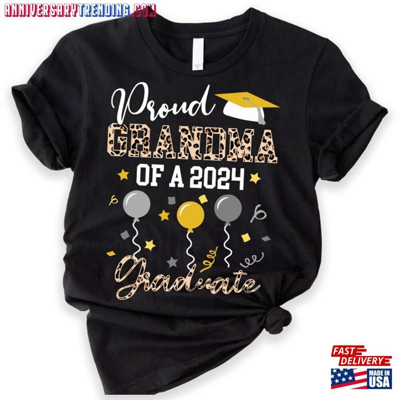 Proud Grandma Of A 2024 Graduate Grandpa Class Unisex Sweatshirt – Bipubunny Store